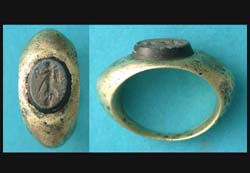 Ring, Roman, Men\'s, Signet, Victory, ca. 1st-3rd Cent AD